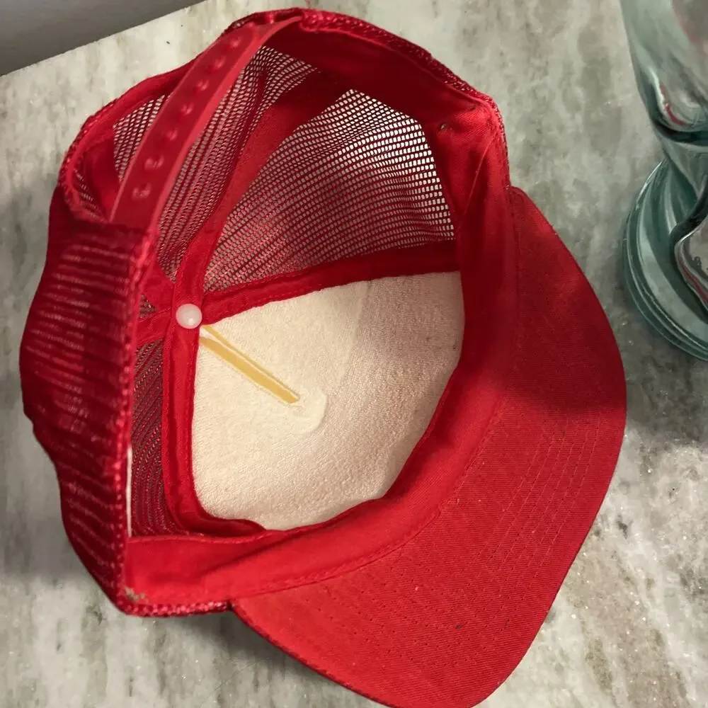 Furrow Building Materials Vintage 1980s Adjustable Cap Hat